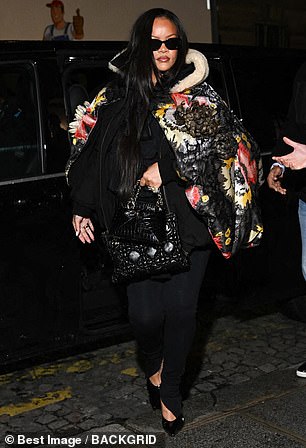 Earlier that day the singer paid a visit to the Dior boutique