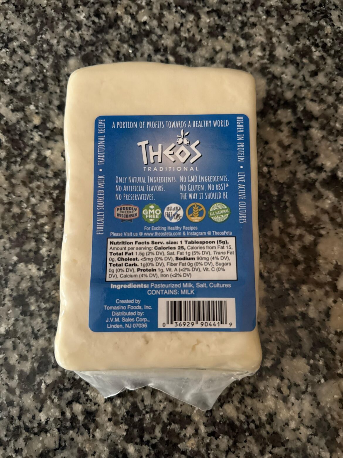 Why is this feta double the calories (and other nutrients) of normal feta?