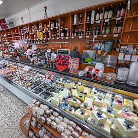 The selection of goodies.