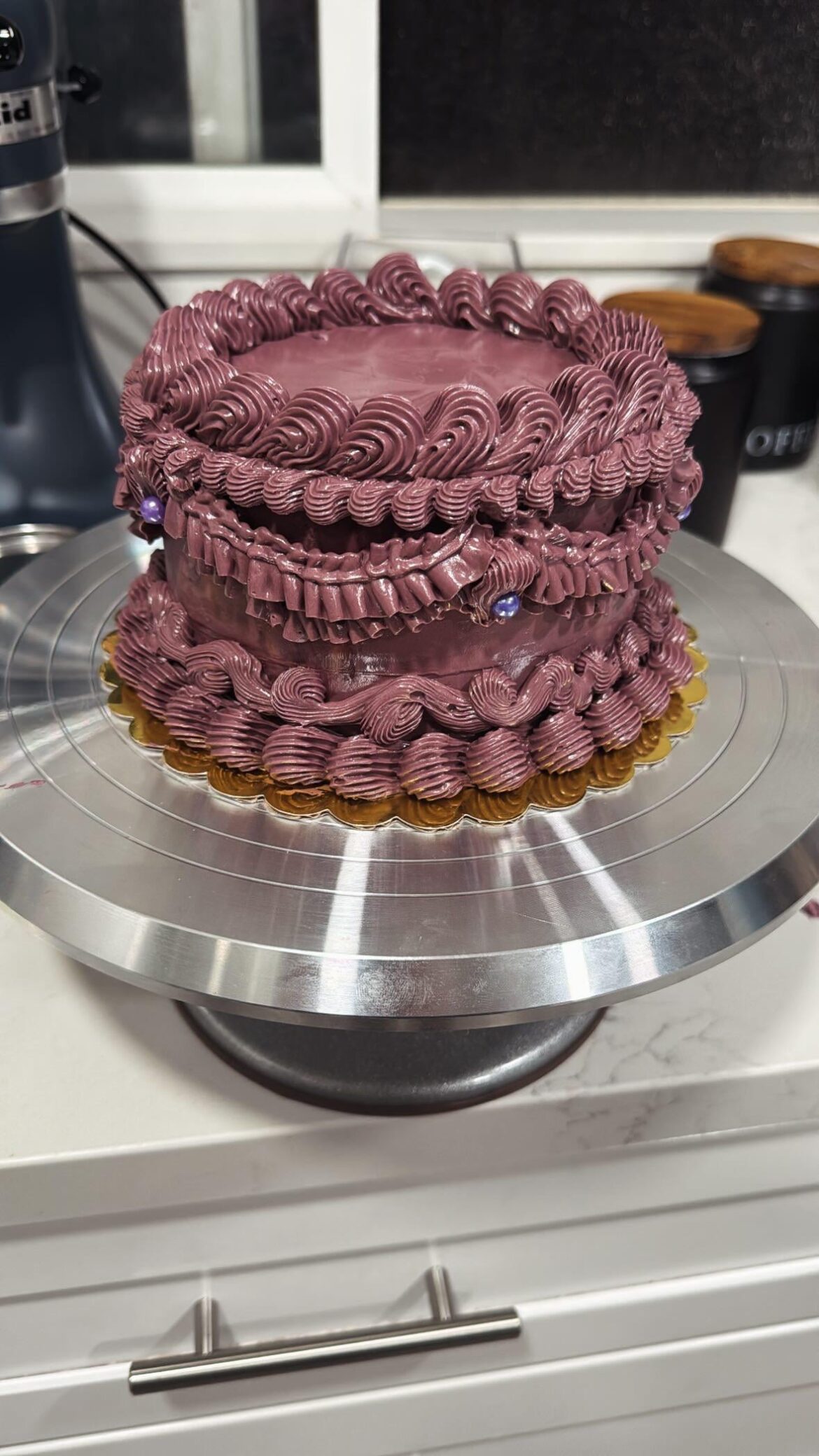 Just a practice cake
