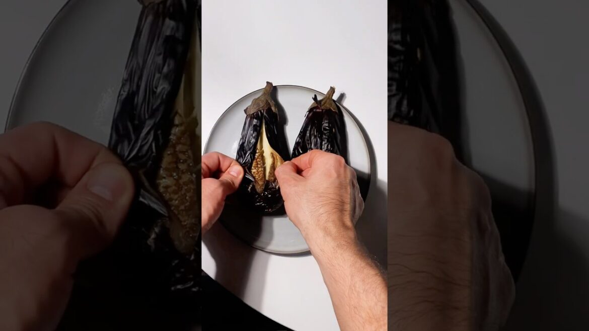 Patlıcan Beğendi Nasıl Yapılır / Turkish Roast Eggplant Mash #shorts #turkishfood #beğendi #fromhsk