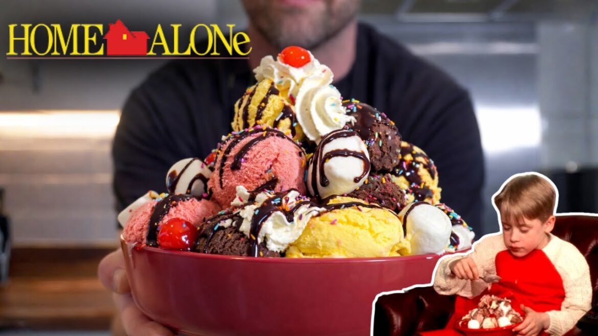 The HOME ALONE Ice Cream Sundae - Recreated Perfectly