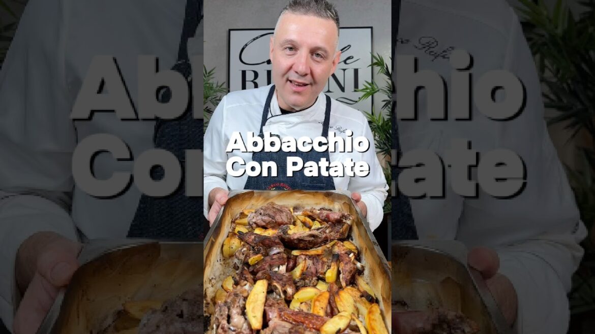 ABBACCHIO AL FORNO CON PATATE #abbacchio #chefrufini #patates