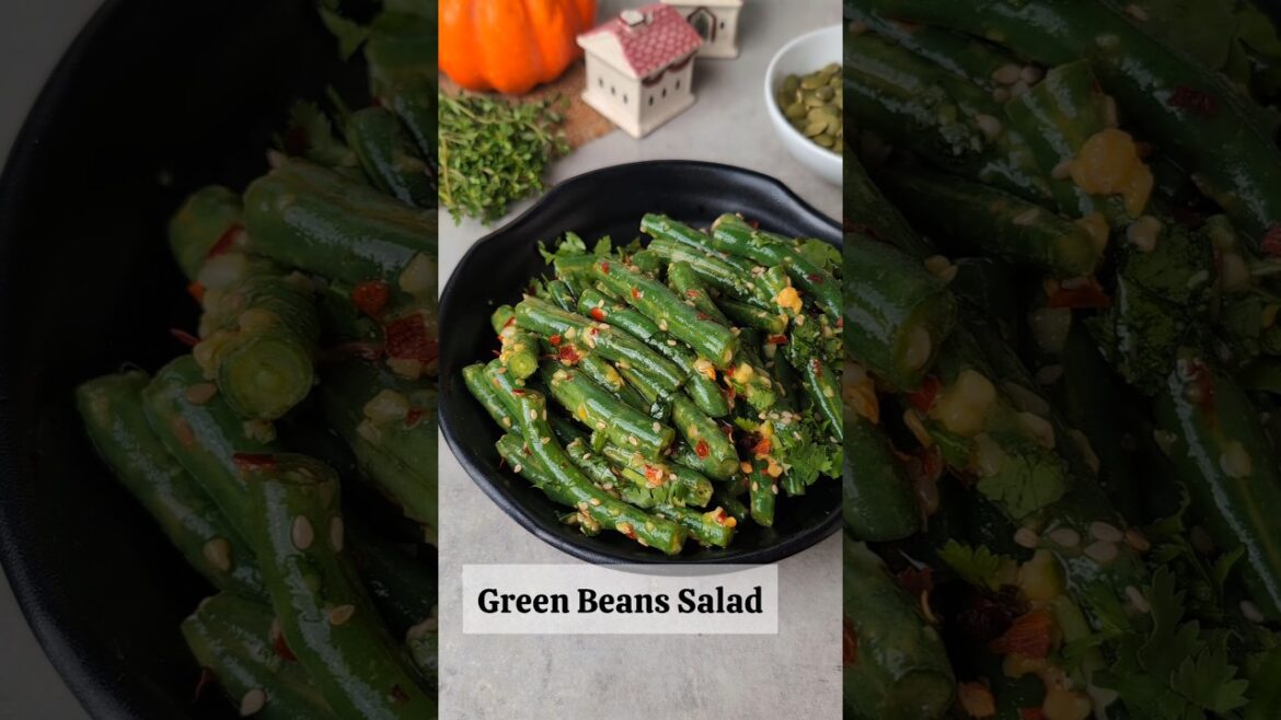 Green Beans Salad that you will make on repeat #easynutrition #healthyrecipes