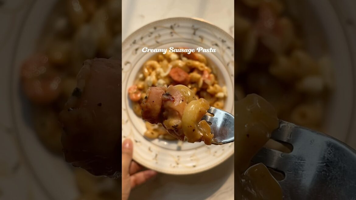 Creamy Sausage Pasta That Melts in Your Mouth | One-Pot Weeknight Dinner You’ll Want on Repeat