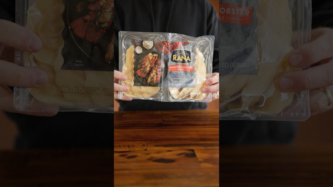 Trying the Rana Lobster Ravioli from Costco. #costco #costcofinds #foodreview #lobster #ravioli