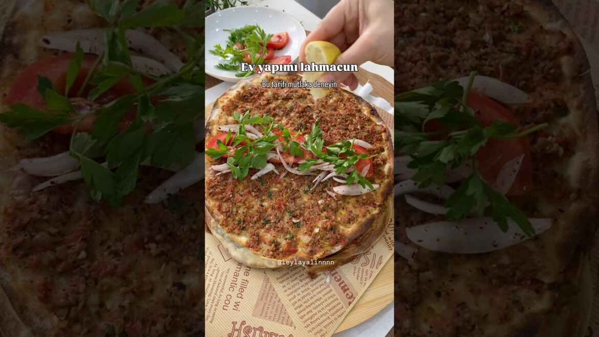 Ev yapımı lahmacun
