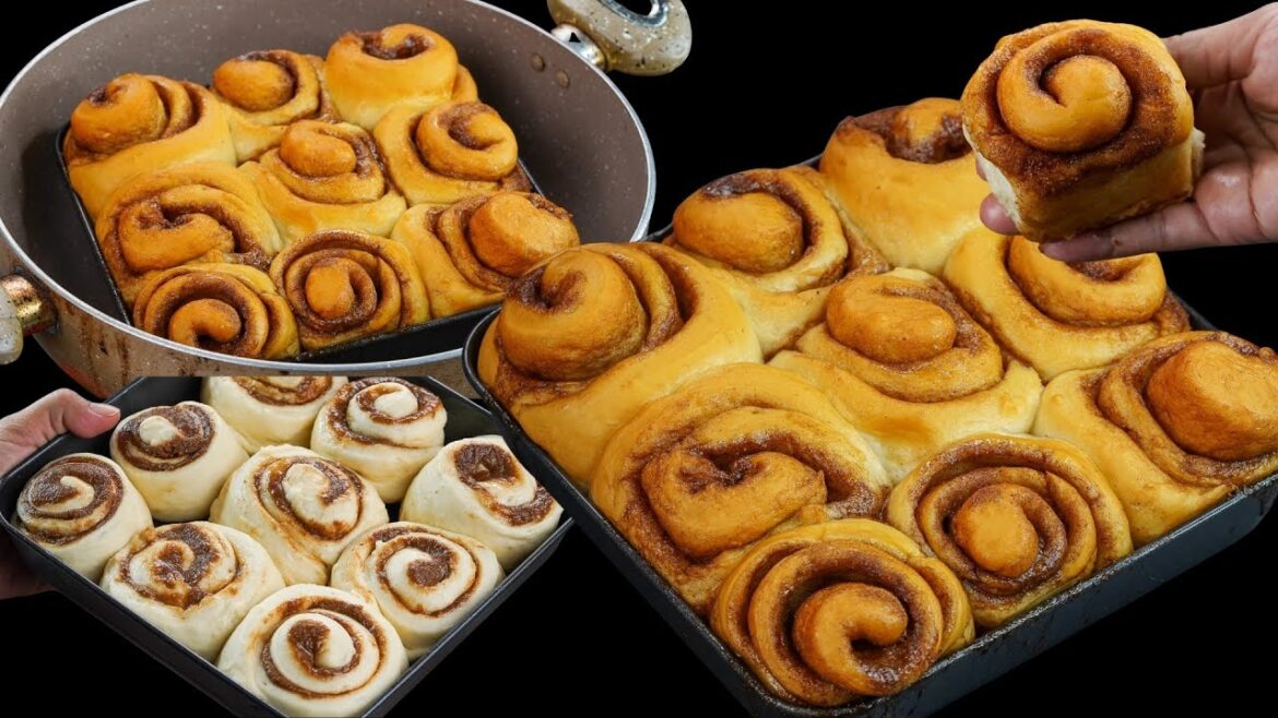 Easy Cinnamon Rolls Recipe | Without Oven | Homemade Cinnamon Rolls | Soft & Fluffy Cinnamon Rolls