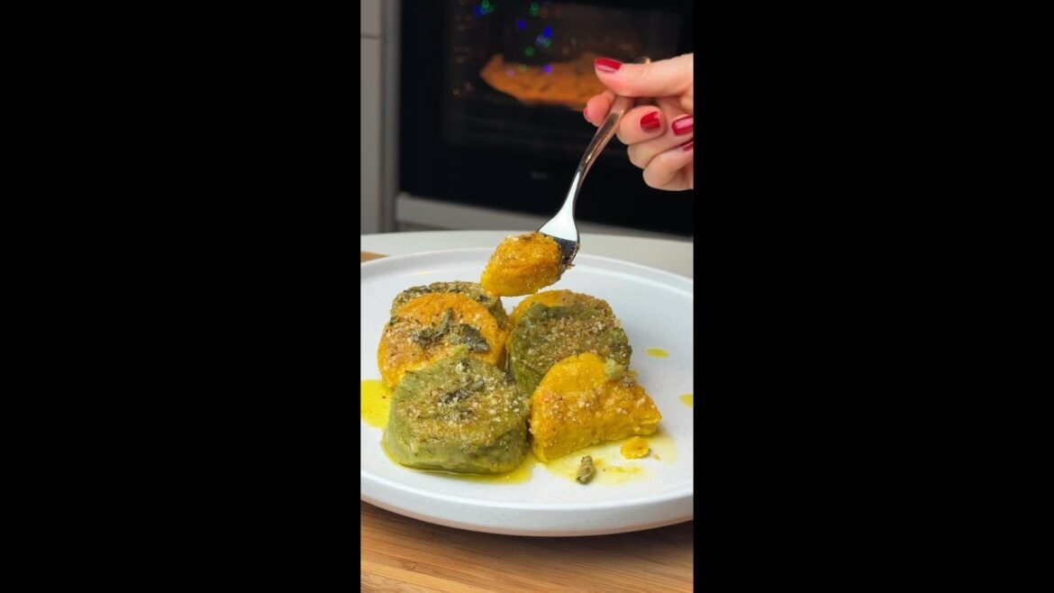 Gnocchi alla romana zucca e erbette Gnocchi alla romana zucca e erbette