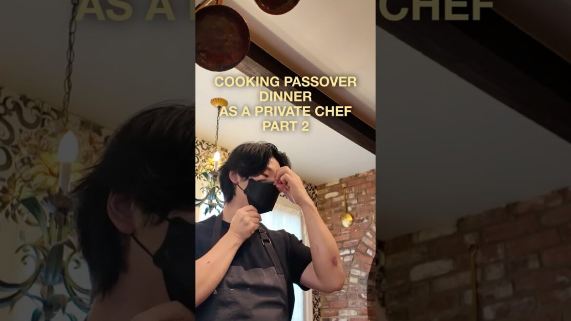 Busy day as a Private chef in Beverly Hills.  passover dinner part 2!