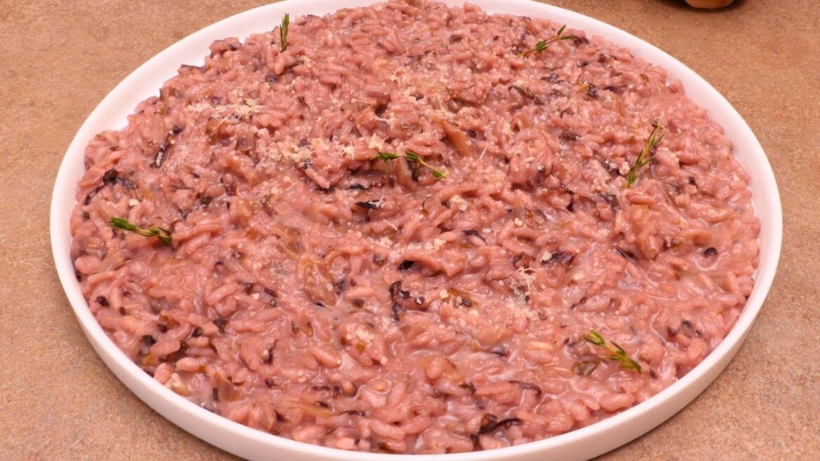 RISOTTO RADICCHIO E GORGONZOLA