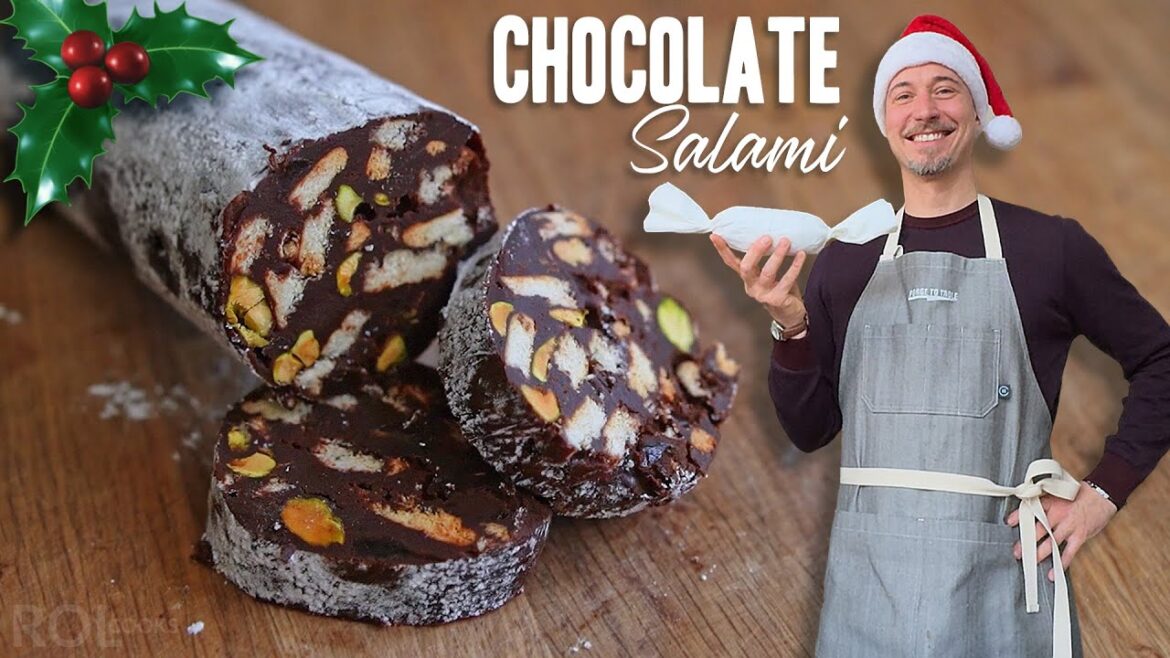 A Fun CHRISTMAS Treat | CHOCOLATE SALAMI