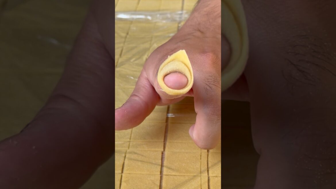 Colombian tortellini in brodo.