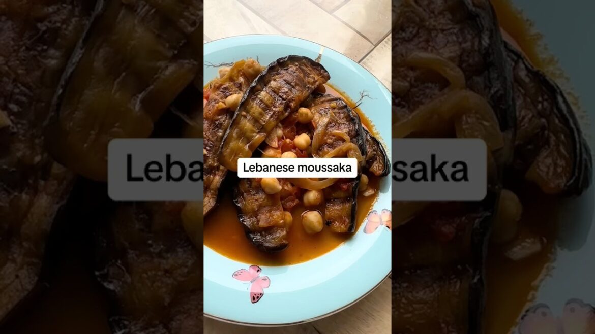 Lebanese moussaka (maghmour) recipe, check out our full length video on the YT channel! #lebanese