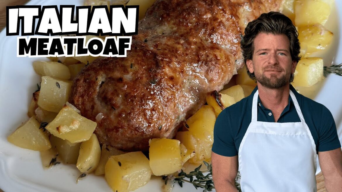 How to Make the Juiciest Italian Meatloaf (Polpettone & Potatoes)