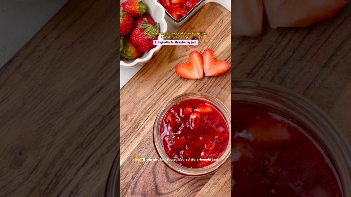 Homemade jam| Strawberry jam| fruit jam #shorts #youtubeshorts #ytshorts #youtube #shortvideo #jam