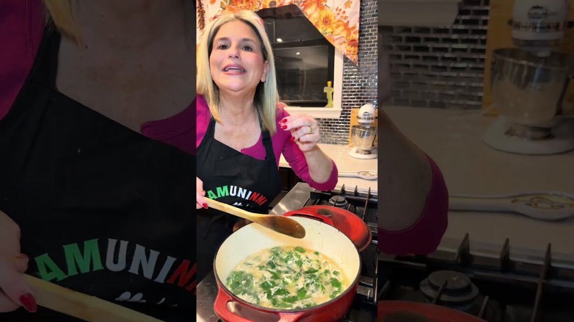 Let’s make Italian egg drop soup with chicken!