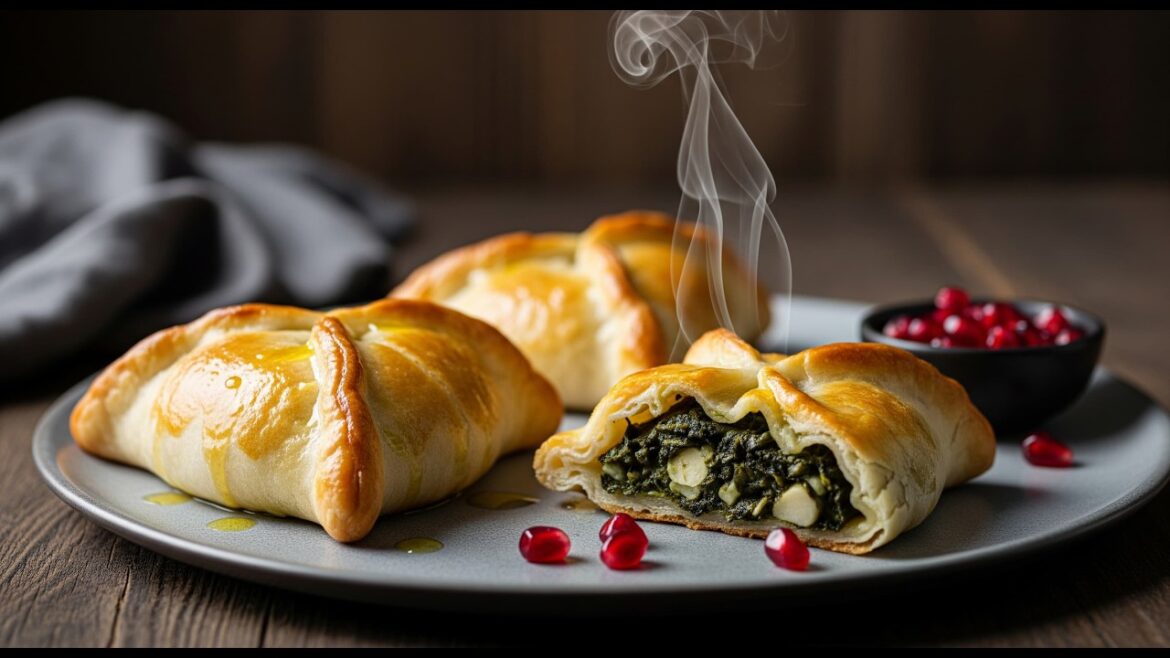 Authentic Spinach Fatayer Recipe: The Best Spinach and Pomegranate Pastry for Winter.