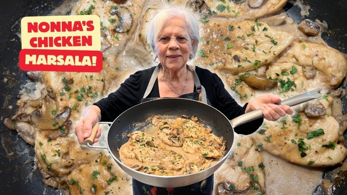 Italian Grandma Makes the BEST Chicken Marsala
