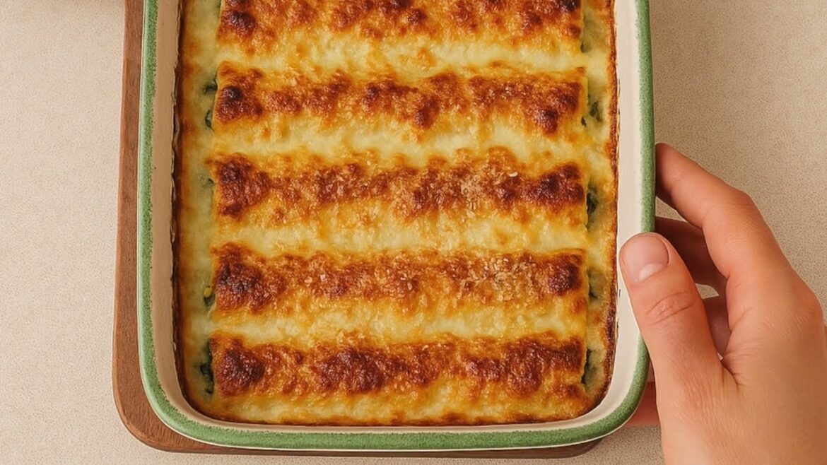 Cannelloni ricotta e spinaci RICETTA invernale per le feste