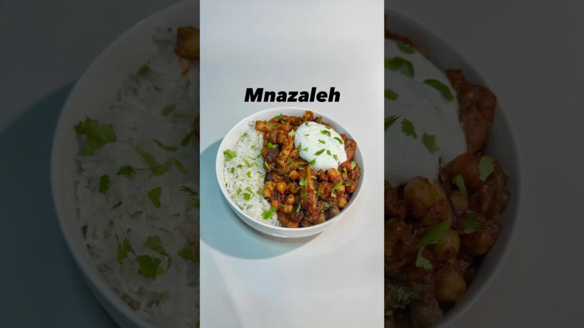 Mnazaleh #SoloBites #middleeasternfood #stew #eggplant #chickpeas #vegetarian
