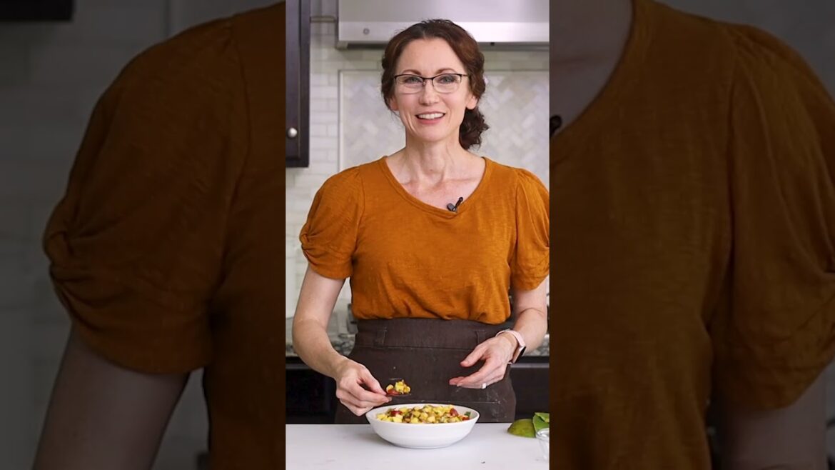 Sweet Corn Mango Salsa with Honey & Lime