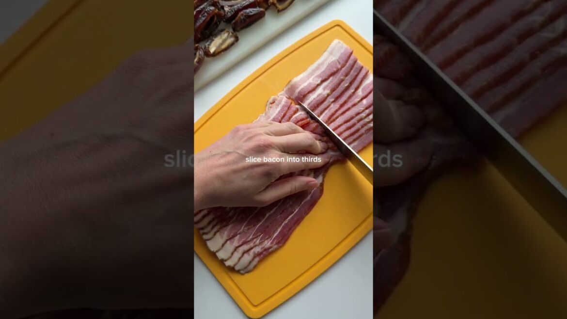 Bacon Wrapped Dates (3 Ingredients, Sweet & Salty Crowd Pleaser!)