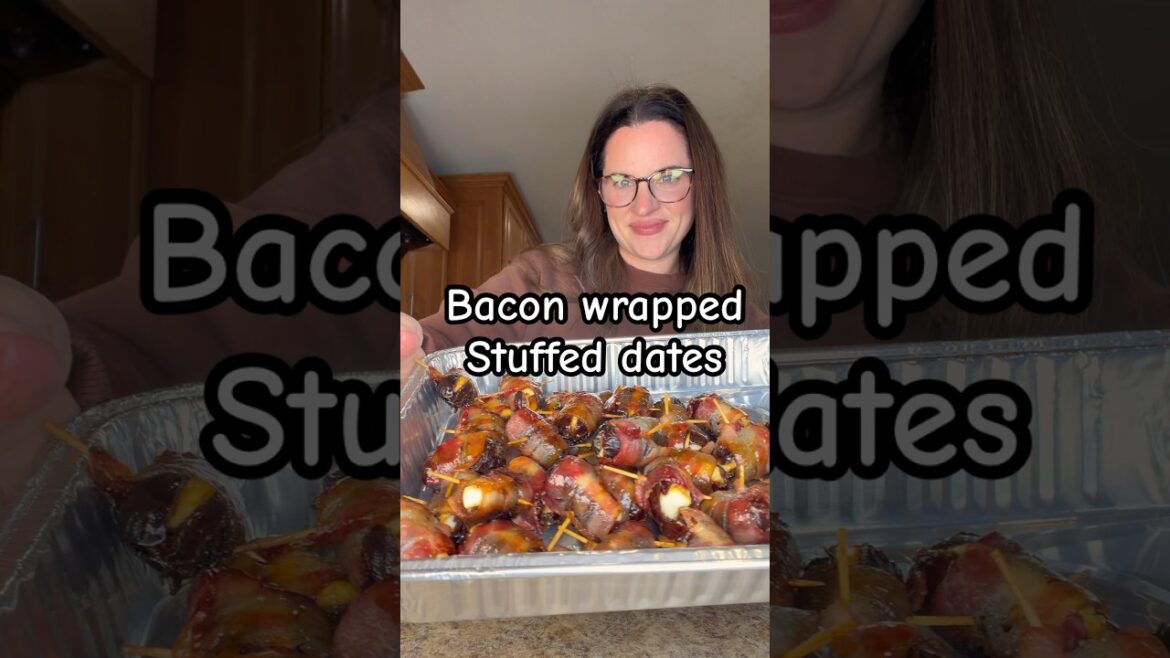 #appetizer #recipes #appetizers #dinner #recipe #christmasfood #holidayappetizer #dates #bacon