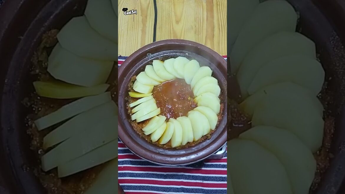 Moroccan Tajine with Potatoes & Ground Beef #Moroccan tajine  #tajine  #food  #cooking