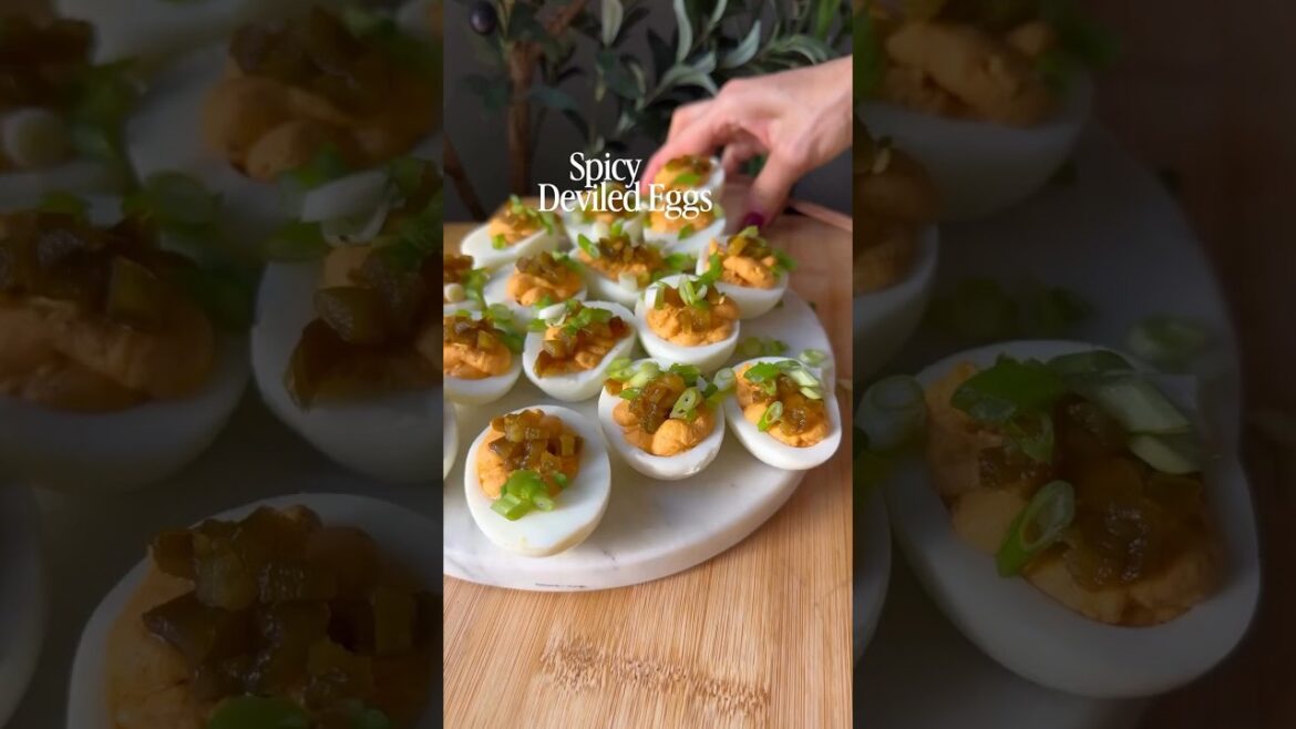 Spicy Deviled Eggs