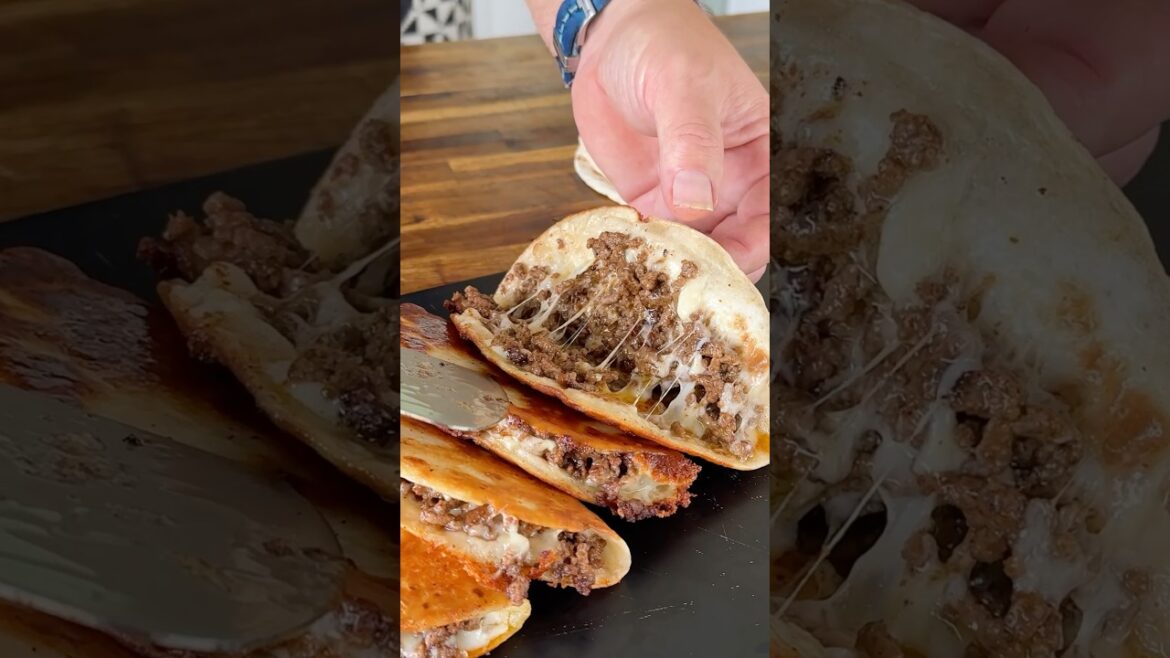 Easy Crispy Beef Tacos #griddle #cooking #tacos Easy Crispy Beef Tacos #griddle #cooking #tacos