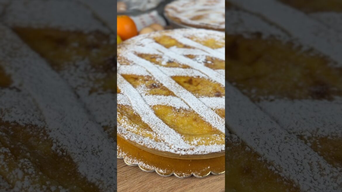 Pastiera ripiena di crema pasticcera: ricetta di Natale #ricettedolci #cucinafacile Pastiera ripiena di crema pasticcera: ricetta di Natale #ricettedolci #cucinafacile