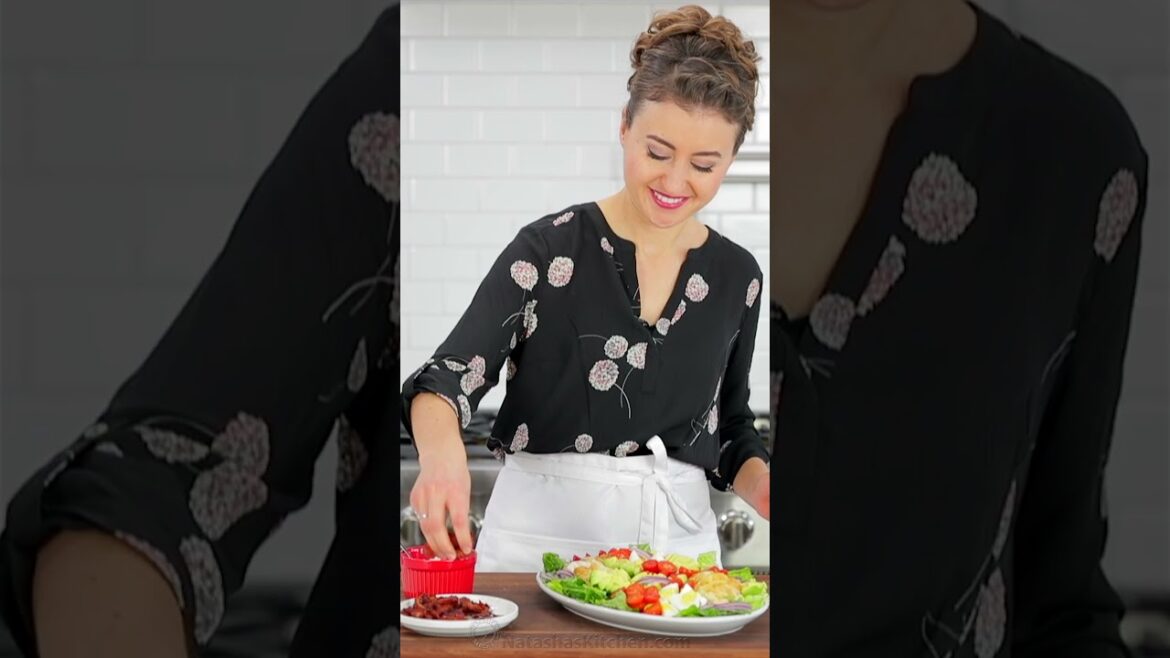 Easy Cobb Salad for Lunch or Dinner #shorts