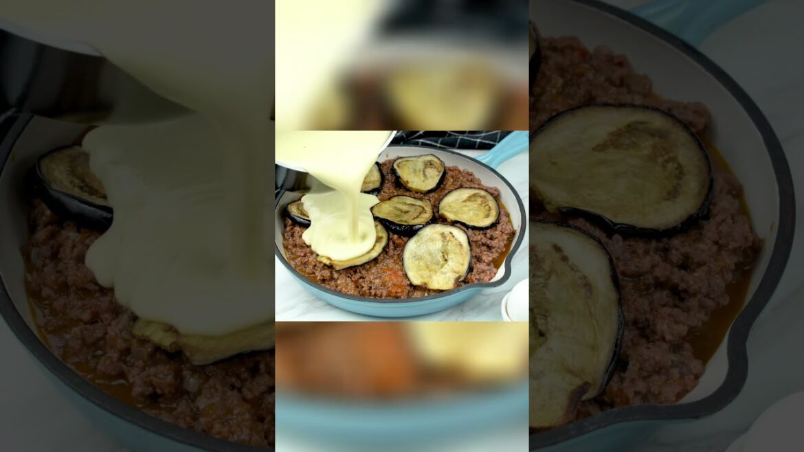 Better Than Lasagna: Classic Greek Moussaka (Eggplant + Beef + Bechamel)