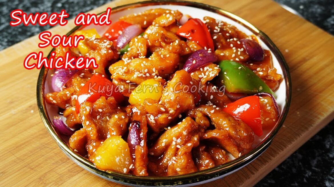 HOW TO MAKE FILIPINO STYLE SWEET AND SOUR CHICKEN | INCREDIBLY DELICIOUS, EVERYONE WILL LOVE IT!!!