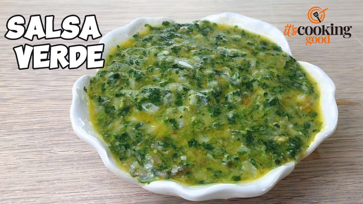 Fresh Herb Salsa Verde | The Perfect Sauce for Meat & Fish!