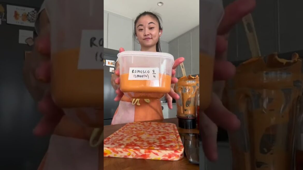 5-MINUTE CASHEW ROMESCO SAUCE Another great sauce to have prepped in your fridge all week