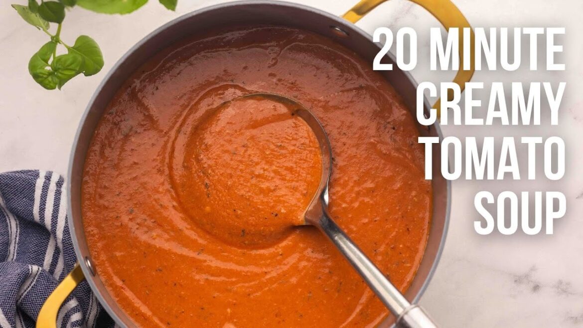 Creamy Tomato Soup l The Recipe Rebel
