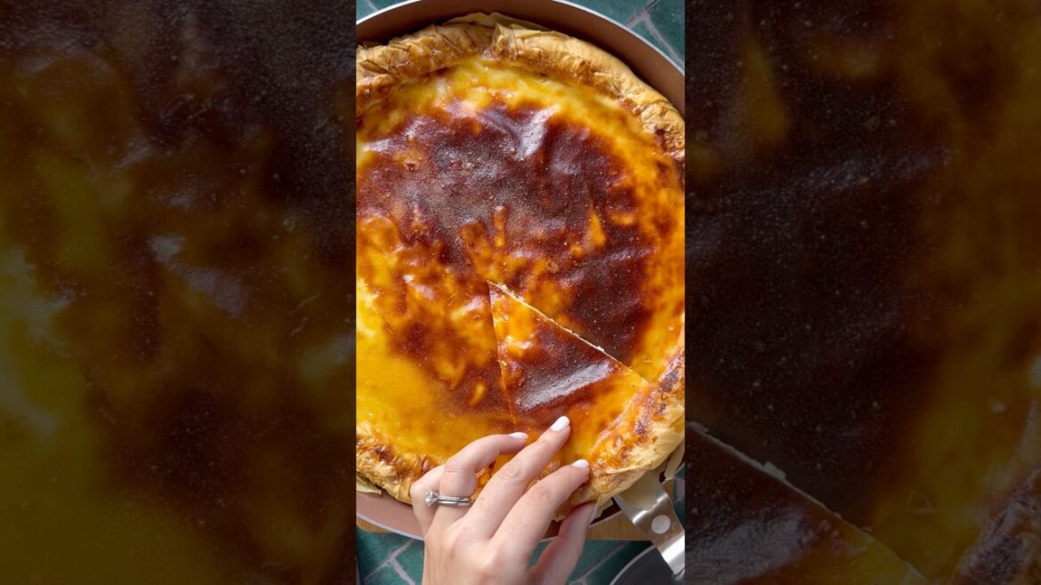 How to make a Greek Dessert Galatopita - Greek Milk Pie