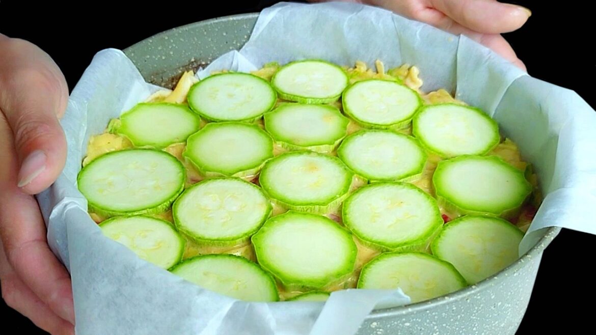 2 Zucchini und 1 Kartoffel! Ein einfaches Rezept, das jeder lieben wird!