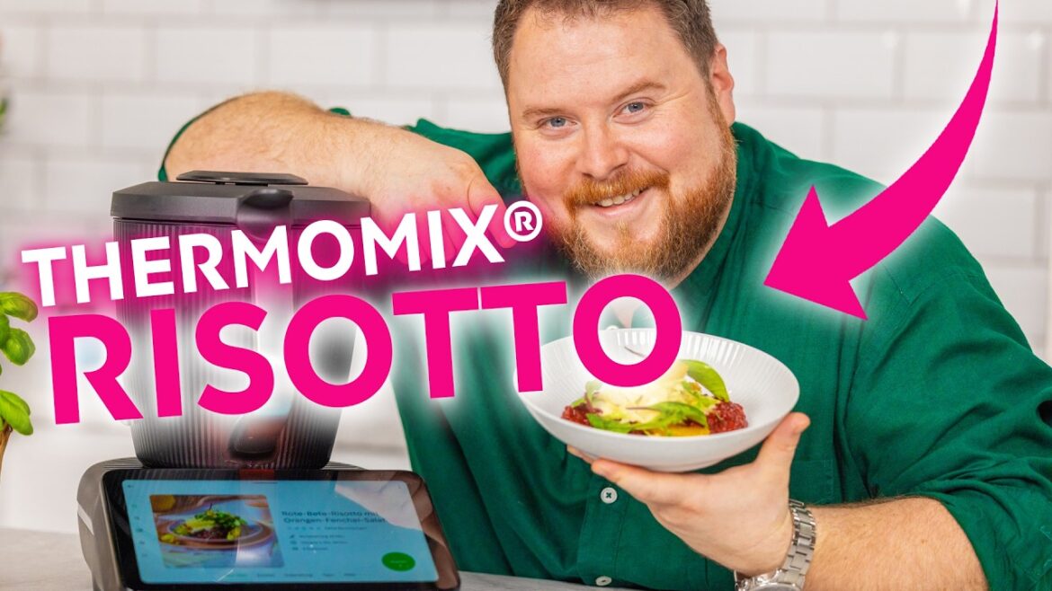 Rote Bete Risotto mit Orangen Fenchel Salat – ein Highlight auf dem Teller! | Thermomix® Kochrezept Rote Bete Risotto mit Orangen Fenchel Salat - ein Highlight auf dem Teller! | Thermomix® Kochrezept