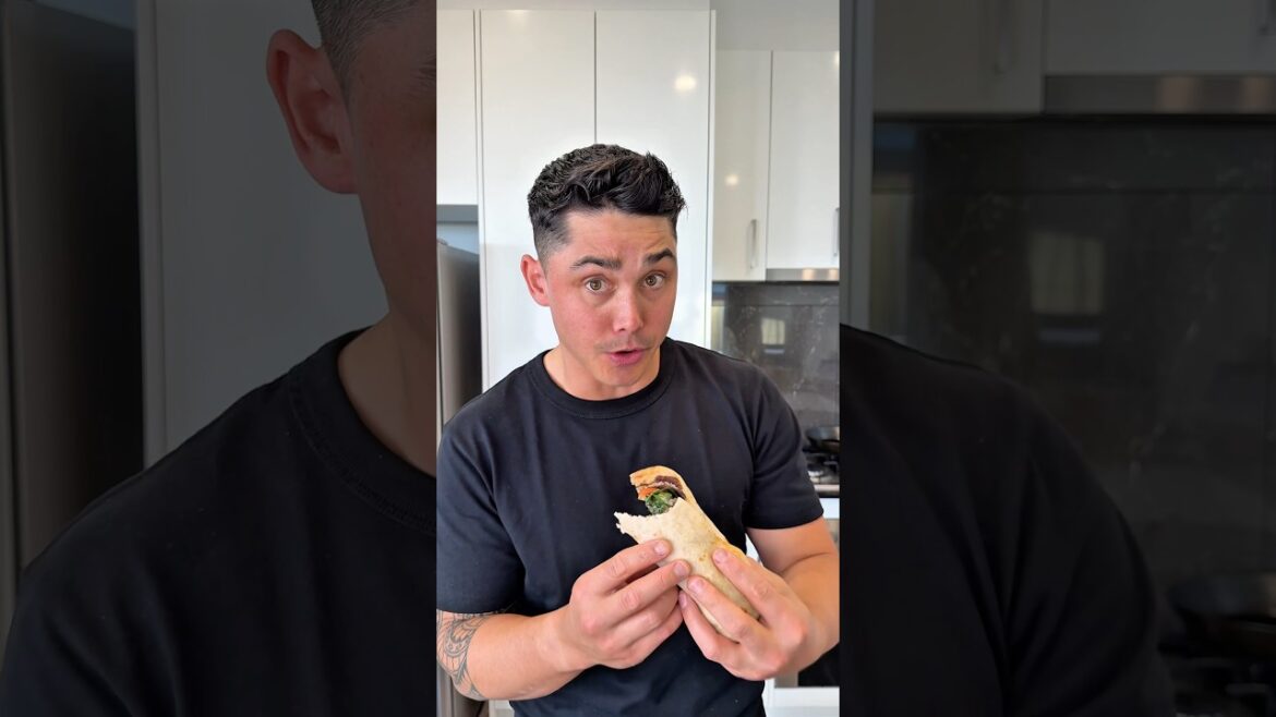 Smashed Lamb Kofta Wrap #asmr