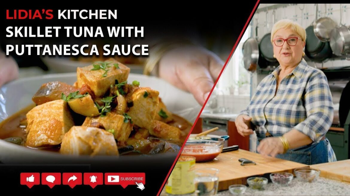 Skillet Tuna in Puttanesca Sauce Skillet Tuna in Puttanesca Sauce