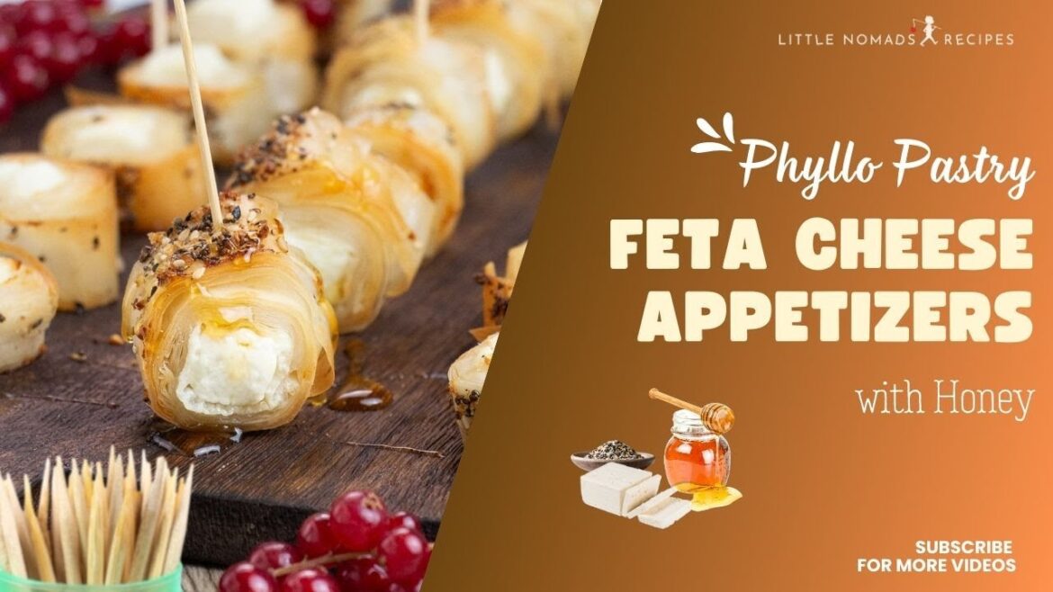 Feta Phyllo Bites | Greek Appetizer with Honey