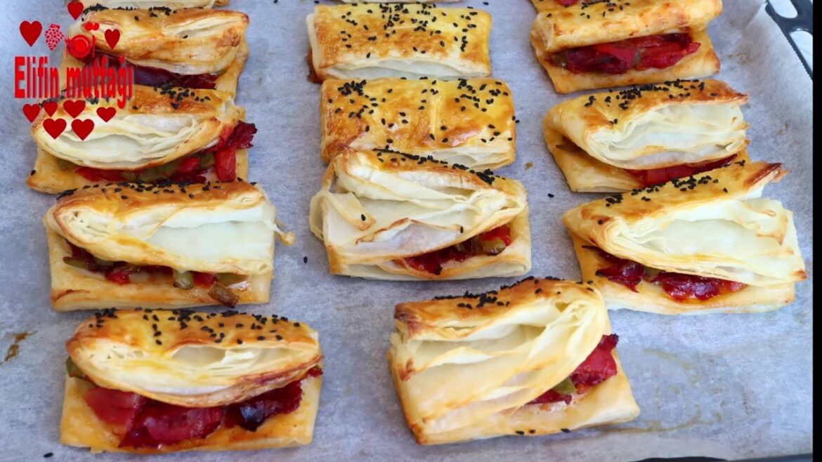 BÖREK WITH ONLY 100G OF PASTIRMA, PUFFS UP LIKE PUFF PASTRY