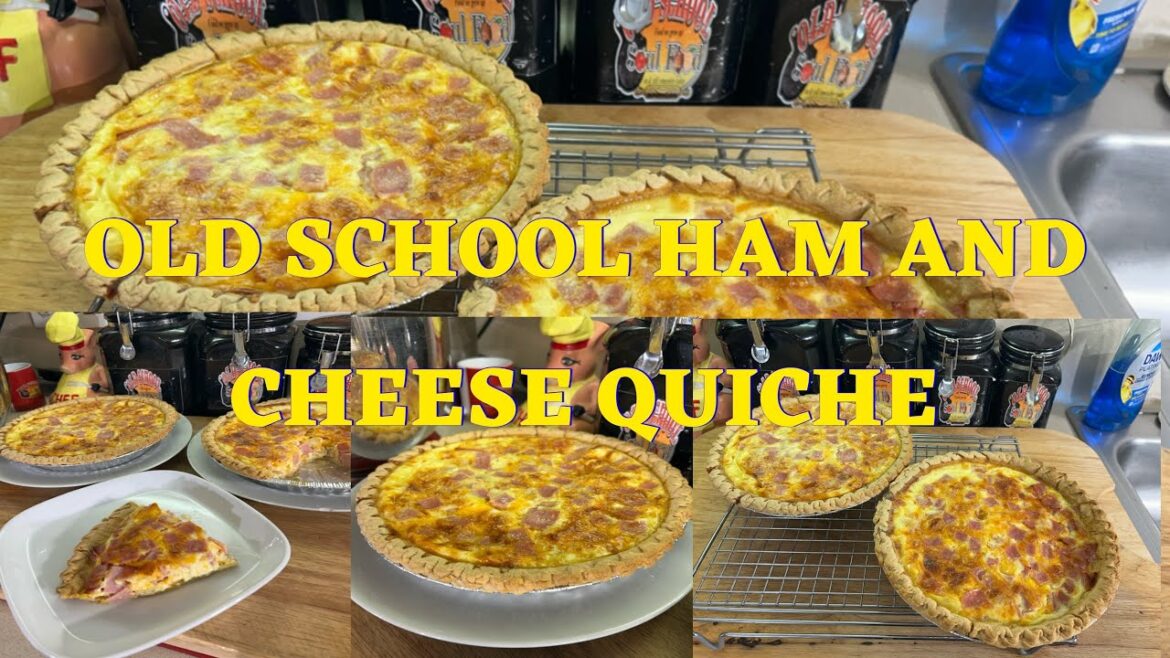 OLD SCHOOL HAM AND CHEESE QUICHE/VlogMas Day 19/ Easy & Quick Recipe For Christmas Morning Breakfast