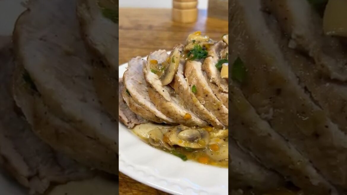 Arrosto ai funghi con lonza di maiale COTTO IN PENTOLA #ilcaldosaporedelsud