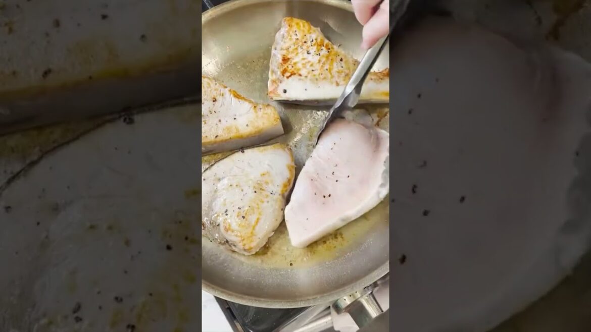 Sicilian Swordfish with Olives, Tomatoes, Raisins