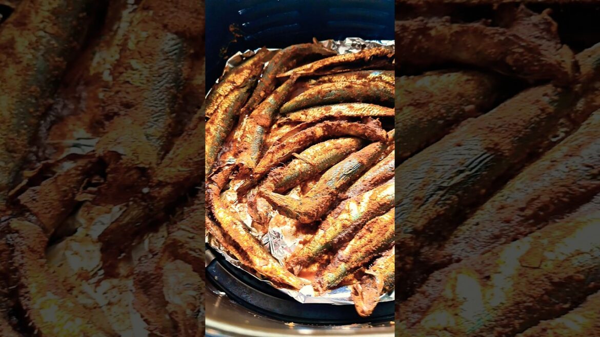 Sardines in an Air Fryer | Refer to long video for recipe