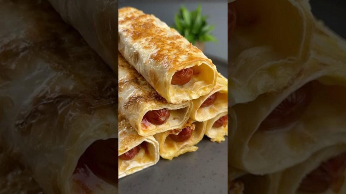 Make AMAZING Sausages in Pita Bread in Just 10 Minutes